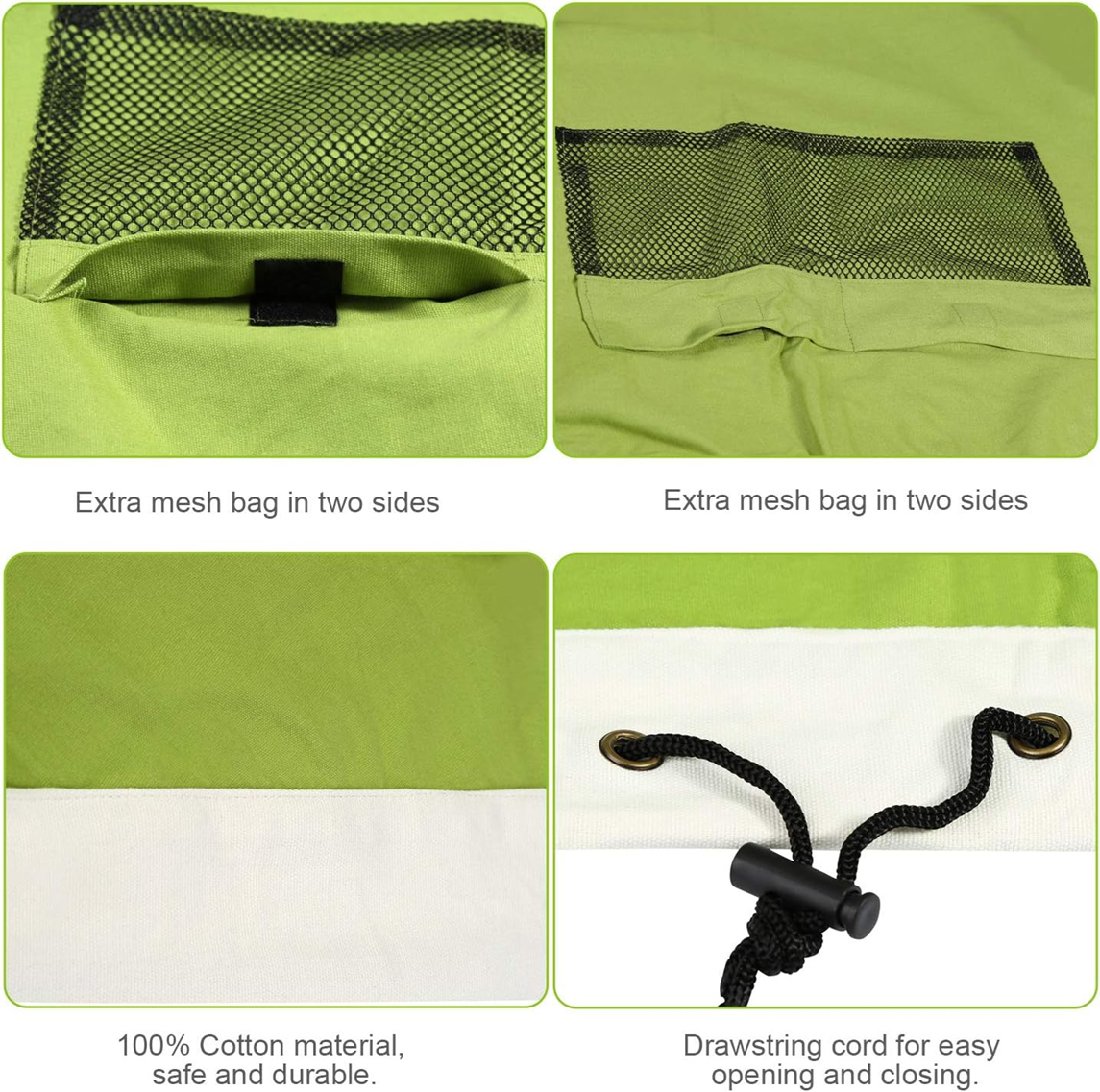 BELLESTYLE alfombra saco para juguetes 150 cm