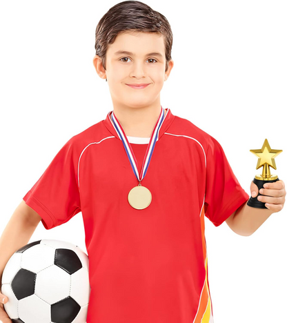 Trofeo estrella de plástico 12 cm