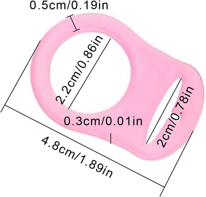 Soportes de silicona para chupetes, 10 unidades