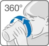 NUK Mini Magic Cup vaso antiderrames 360° 160 ml 6 m+