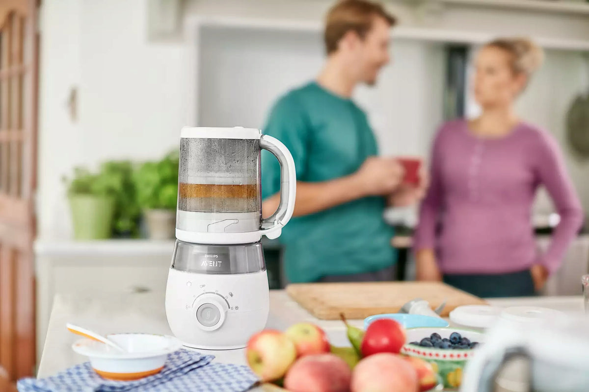 PHILIPS AVENT SCF883/01 4w1 parowar mikser 1000ml1, biały parowar do przygotowania posiłków dla niemowląt