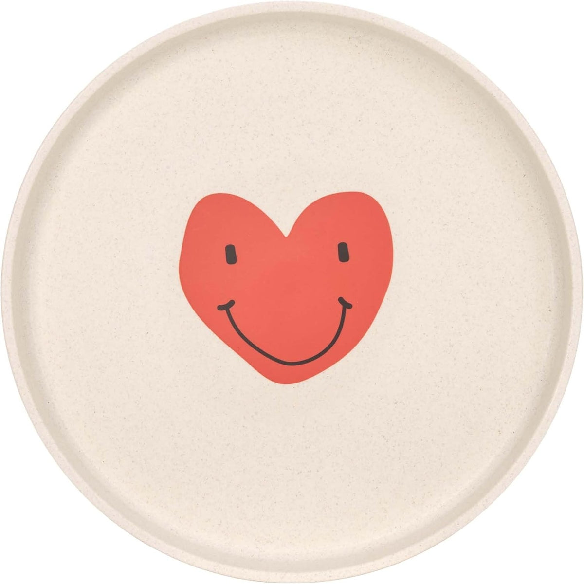 LASSIG Happy Heart plato sin plástico ni celulosa 17,8 cm