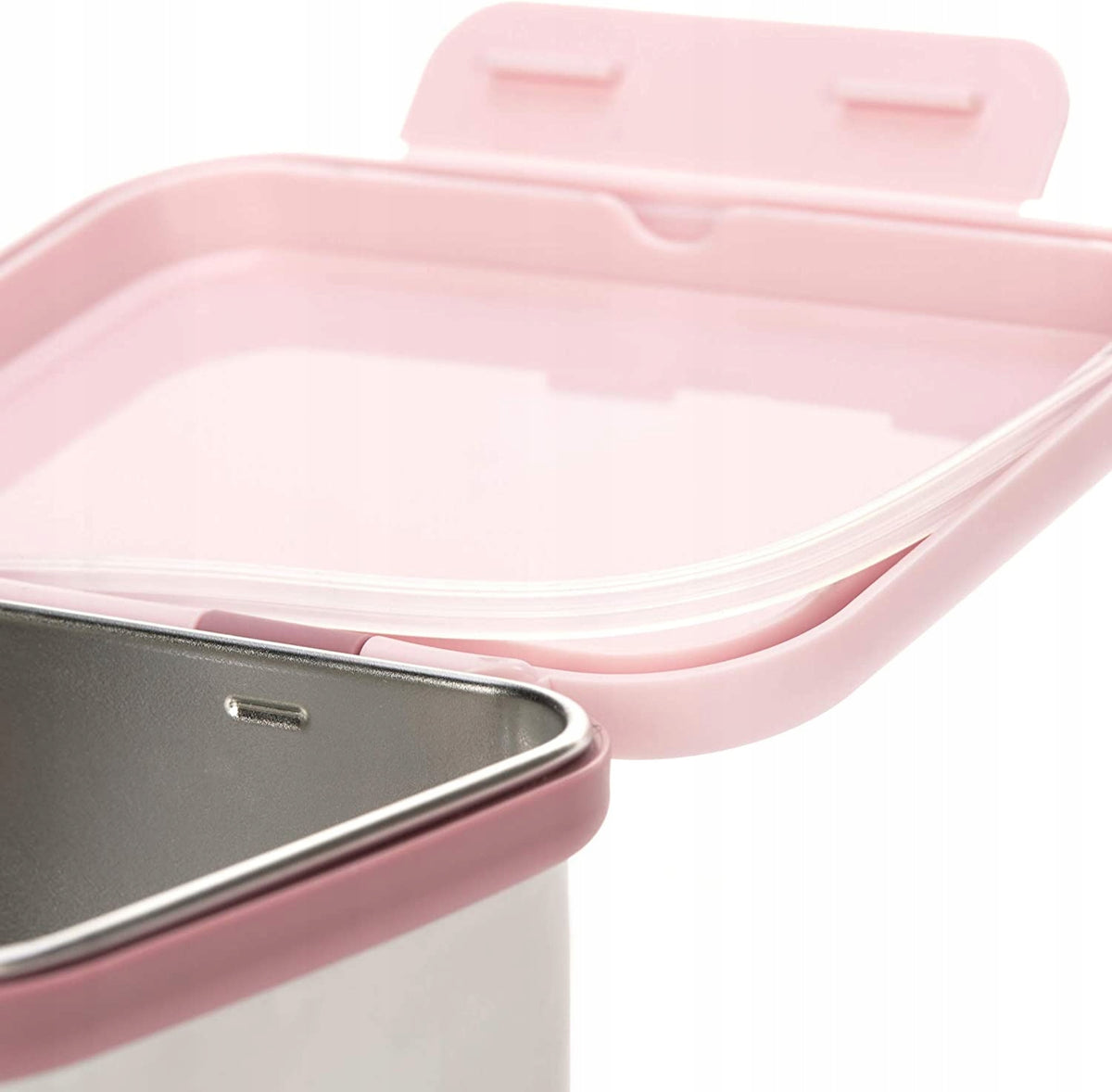 LASSIG Adventure PUDEŁKO ŚNIADANIOWE stal nierdzewna różowe, solidne lunchbox do szkoły i spacerów
