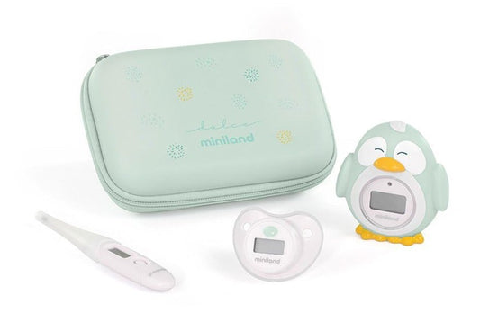 MINILAND Thermokit Mint conjunto de 3 termómetros electrónicos + estuche