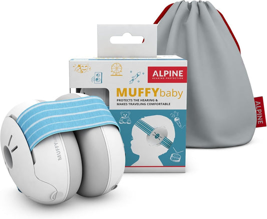 ALPINE Muffy Protección Auditiva para Bebés 0-36 Meses 23db + Estuche