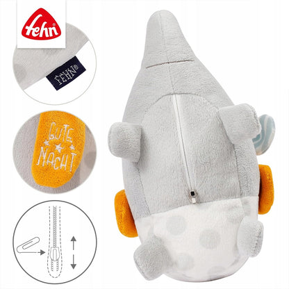 FEHN peluche con luz nocturna 4 colores y bordado luminoso ELEFANTE