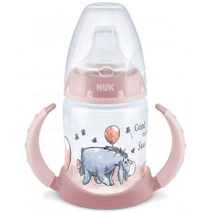 NUK Learner Cup KUBEK 150 ml wskaźnik temperatury, kubek niekapek dla dzieci 6 m+, różowy