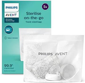 PHILIPS AVENT bolsas para esterilizar en microondas x5