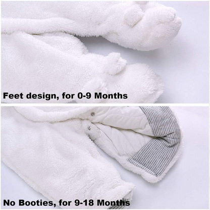 VINE mono de invierno con capucha 3-6 m para bebés