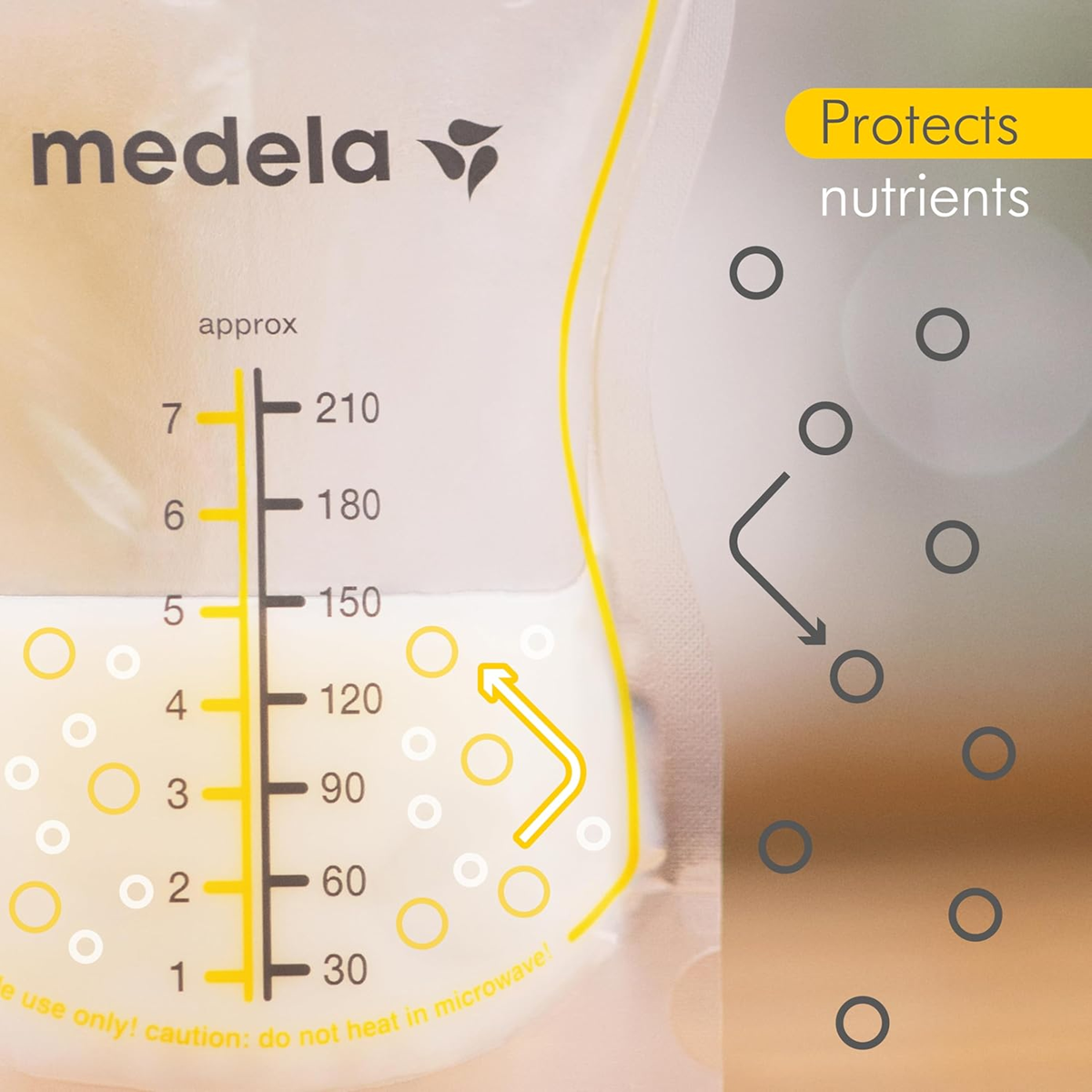 MEDELA Bolsas Easy Pour para almacenamiento de leche materna 50 unidades