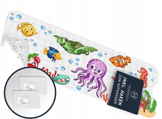 HOMERELLA alfombrilla antideslizante de vinilo para baño 40 x 100 cm