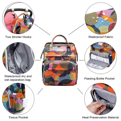 Mochila para carrito con accesorios y cuna de viaje para bebés