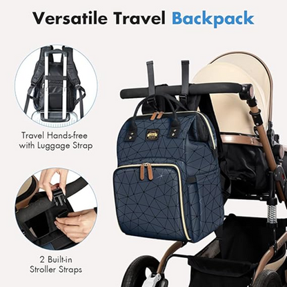 LEKEBABY mochila impermeable para pañales y accesorios