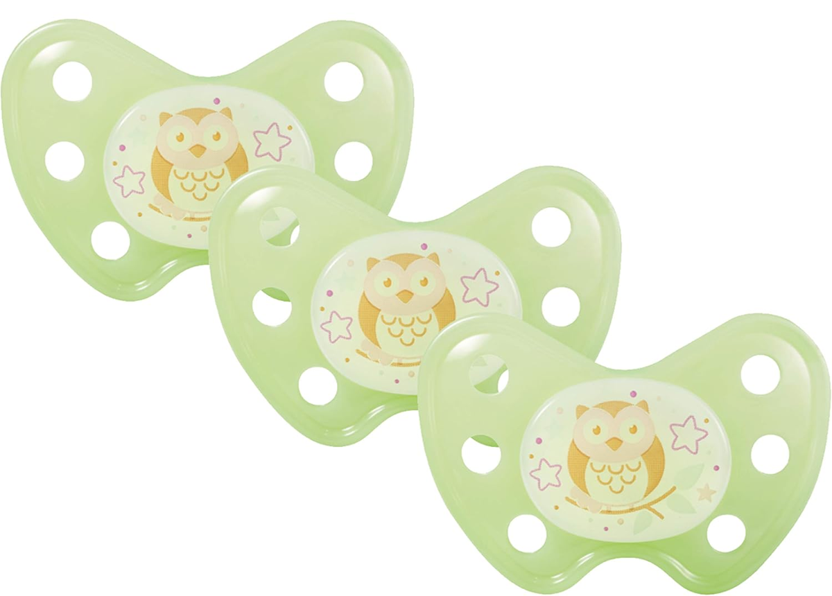 DENTISTAR NIGHT chupete calmante de silicona 3x 14m+