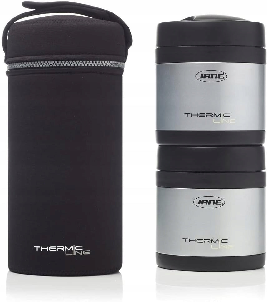 Termo de acero inoxidable para alimentos 500 ml con funda