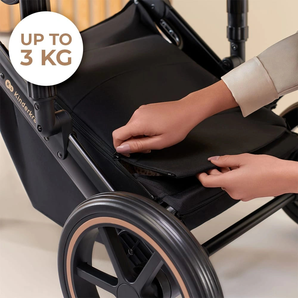 KINDERKRAFT PRIME2 PRO 3-in-1 multifunction stroller up to 22kg + MINK PRO car seat