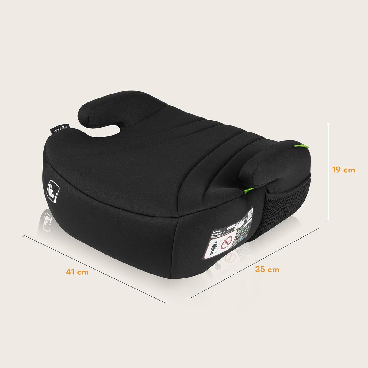 LIONELO LUUK I-SIZE asiento elevador para coche hasta 36 kg