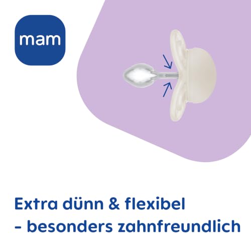 MAM Perfect Start silicone pacifier 0–2 months x2