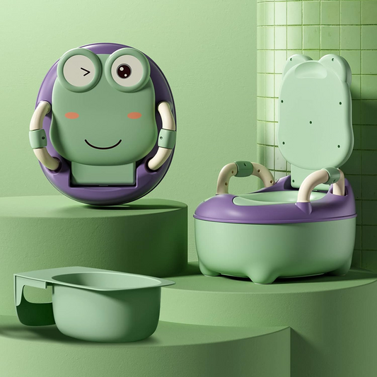 Orinal con tapa y recipiente extraíble diseño Dinosaurio para bebés AUFUN