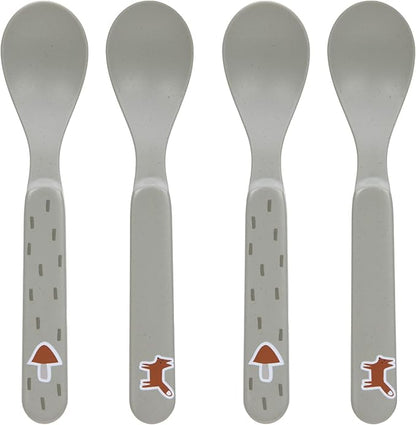LASSIG juego de cucharitas para bebés 6m+ x4 Little Forest Fox