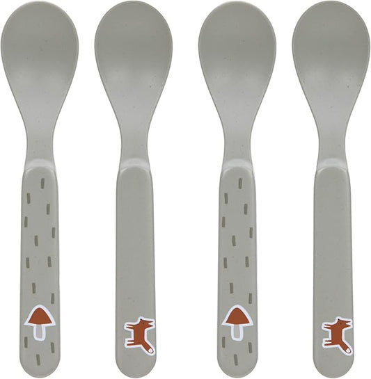 LASSIG juego de cucharitas para bebés 6m+ x4 Little Forest Fox