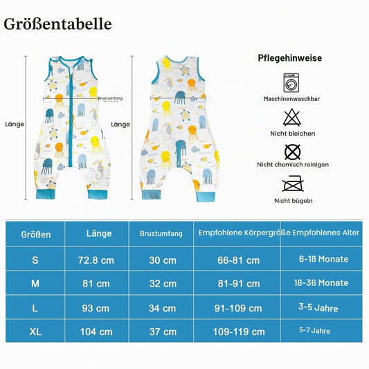FLYISH DIRECT saco de dormir de verano 0,5 TOG M 18-36 meses