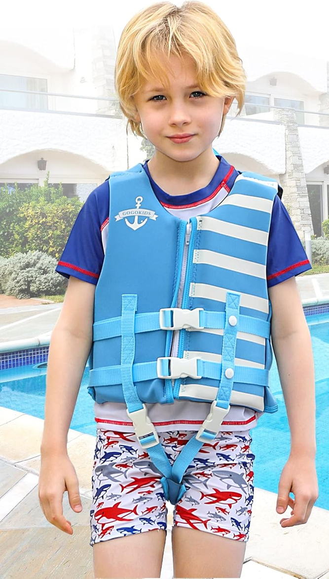 GOGOKIDS chaleco de neopreno para nadar 4-6 años 18-25 kg
