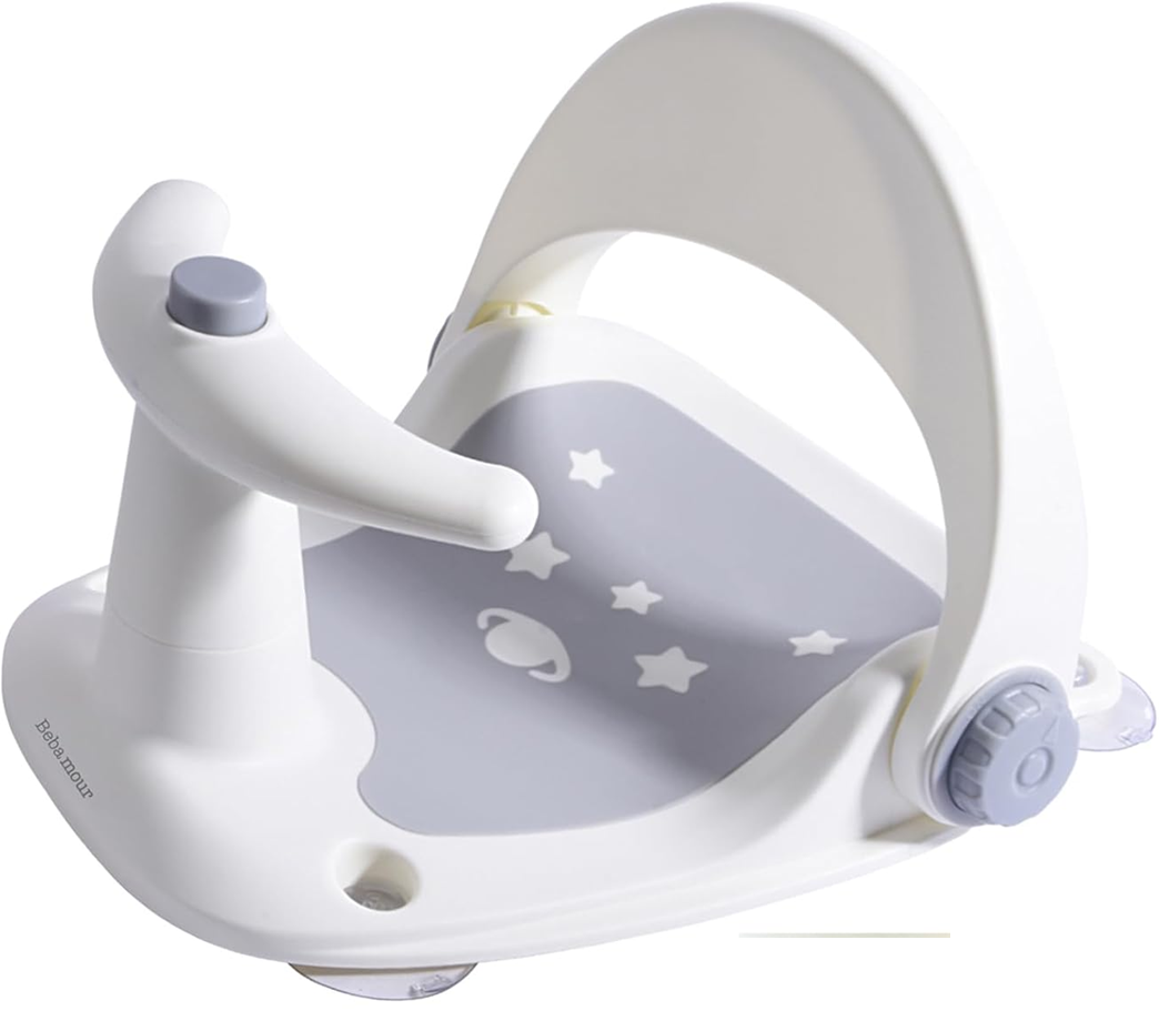 BEBAMOUR ASIENTO silla de baño para bebés 6m+ con volante