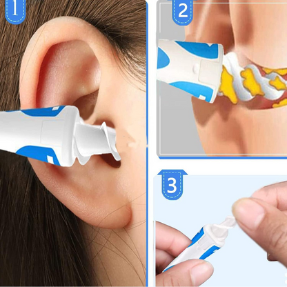 Q-GRIPS dispositivo de limpieza de oídos con 15 puntas de silicona