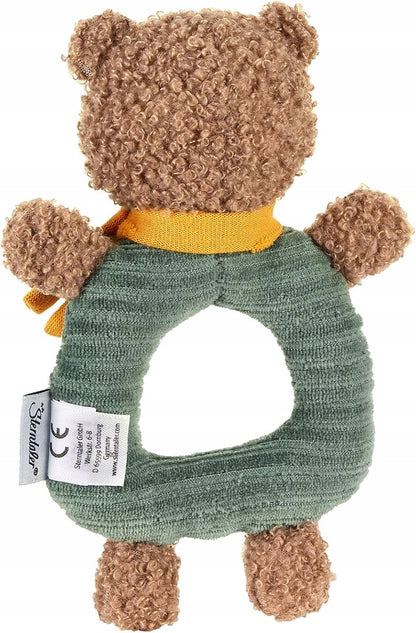 NATTOU agarrador de algodón con sonajero OSO BEN 17 cm