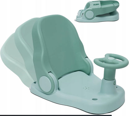SILLA asiento de baño para bebés 6m+ con volante