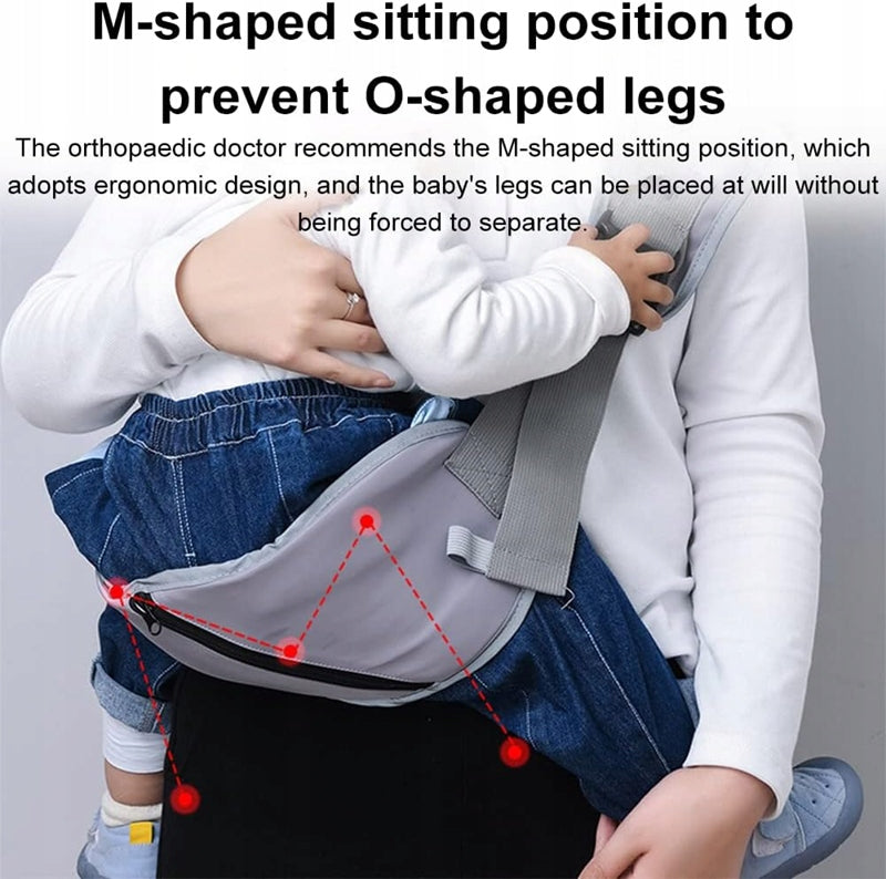 GUBBY GUPS nosidełko PAS chusta do 15kg, ergonomiczne nosidło z pozycją M dla dziecka