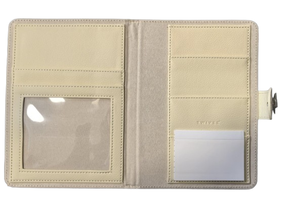 TWIVEE Love funda para tarjeta de embarazo de piel sintética 15,5 x 21 cm