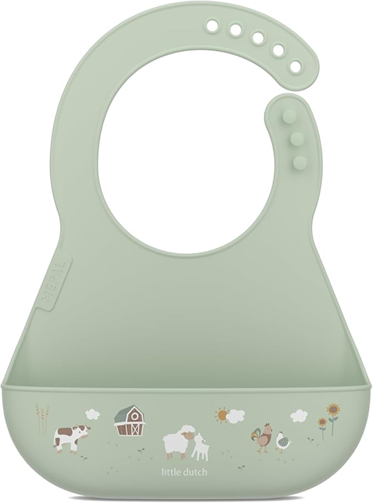 MEPAL babero de silicona con bolsillo 6-24 meses