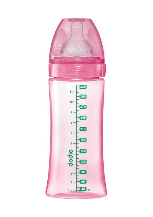DODIE biberón 330 ml tetina 3 flujo rápido 6 m+