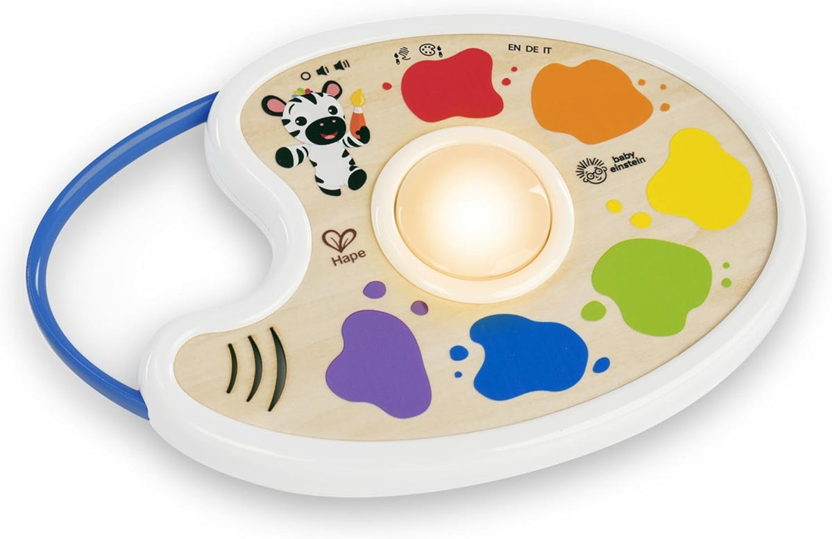 HAPE Magic Touch paleta de pintura musical en 3 idiomas 17,5 x 27 cm