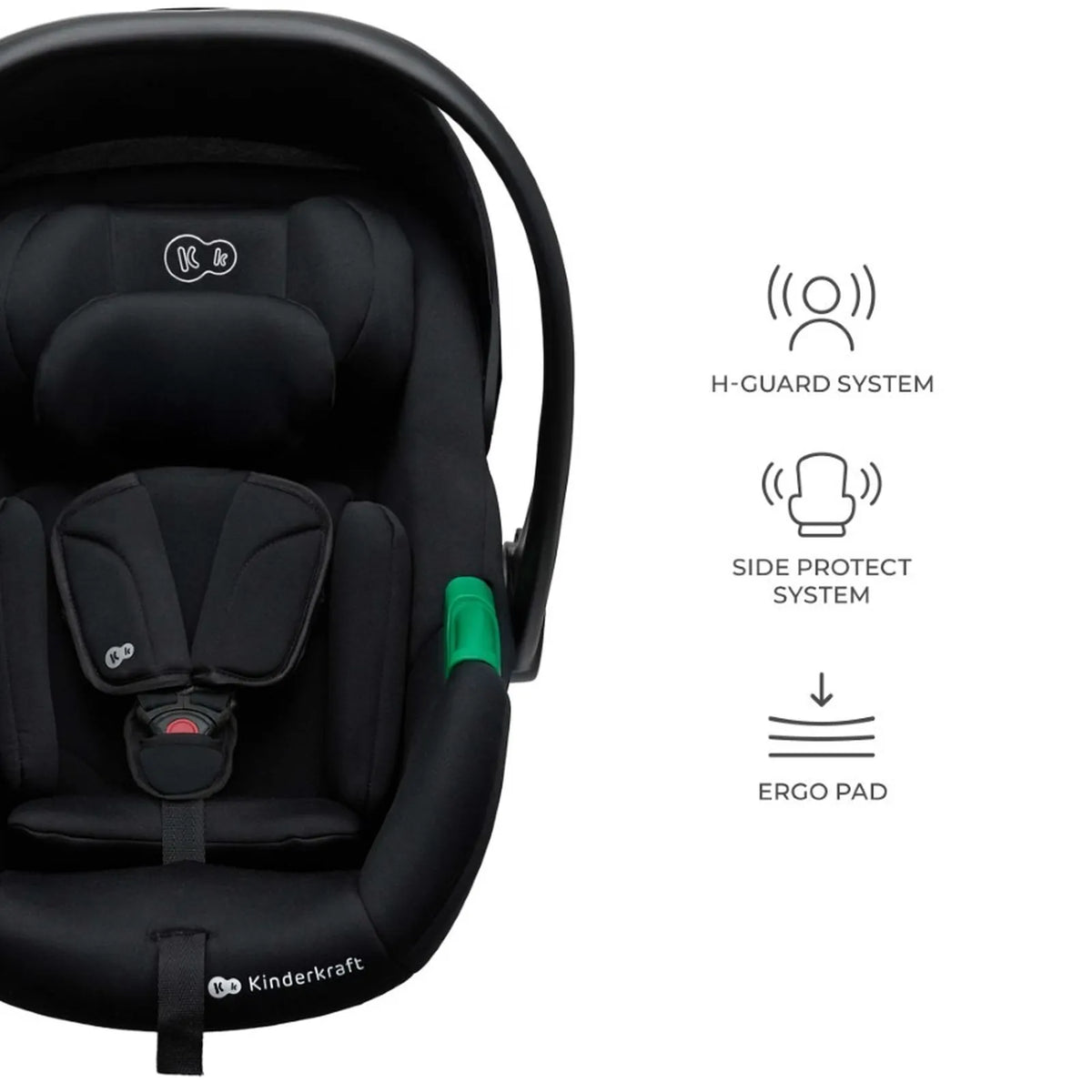 KINDERKRAFT PRIME2 PRO 3-in-1 multifunction stroller up to 22kg + MINK PRO car seat