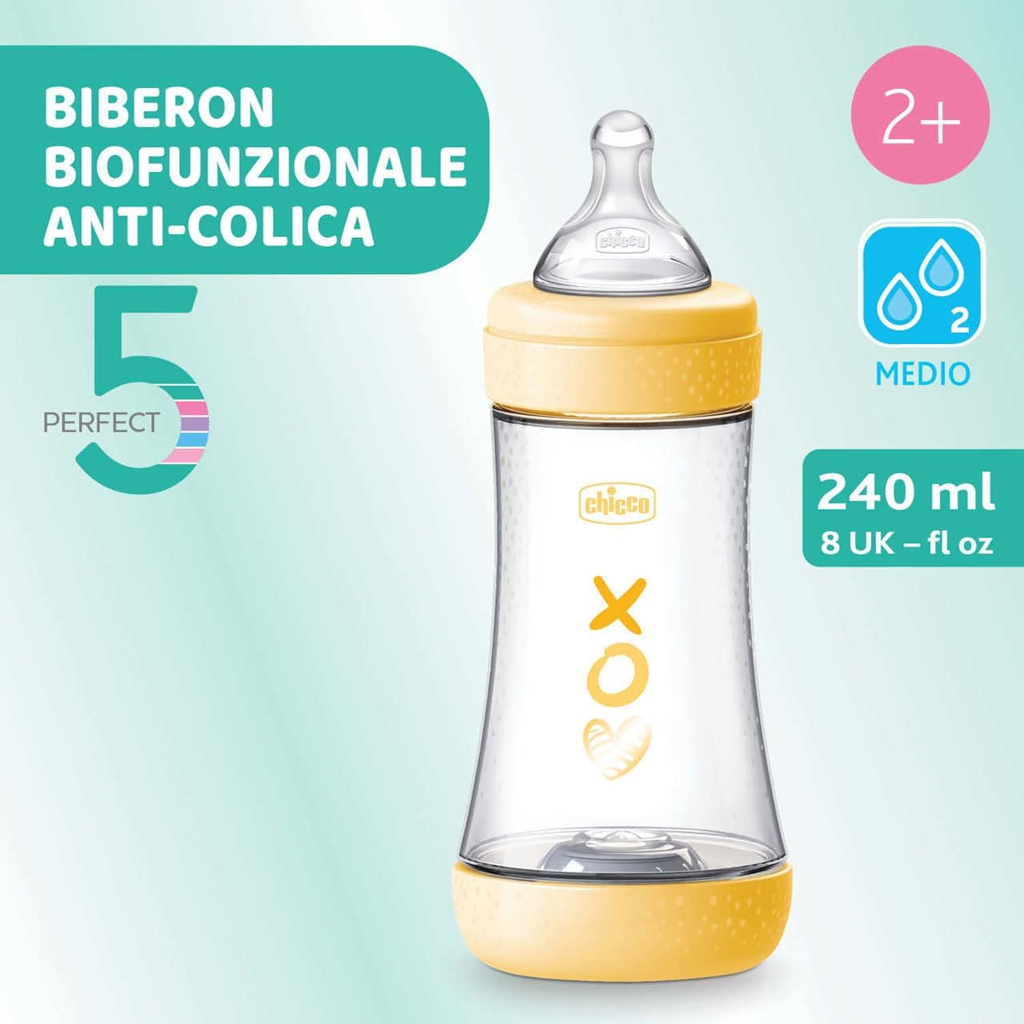 CHICCO biberón Perfect5 2m+ 240ml