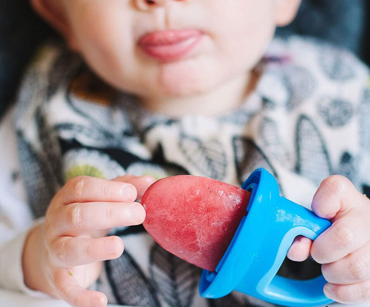 NUBY molde para helados con forma de chupete 2 unidades + bandeja para congelar