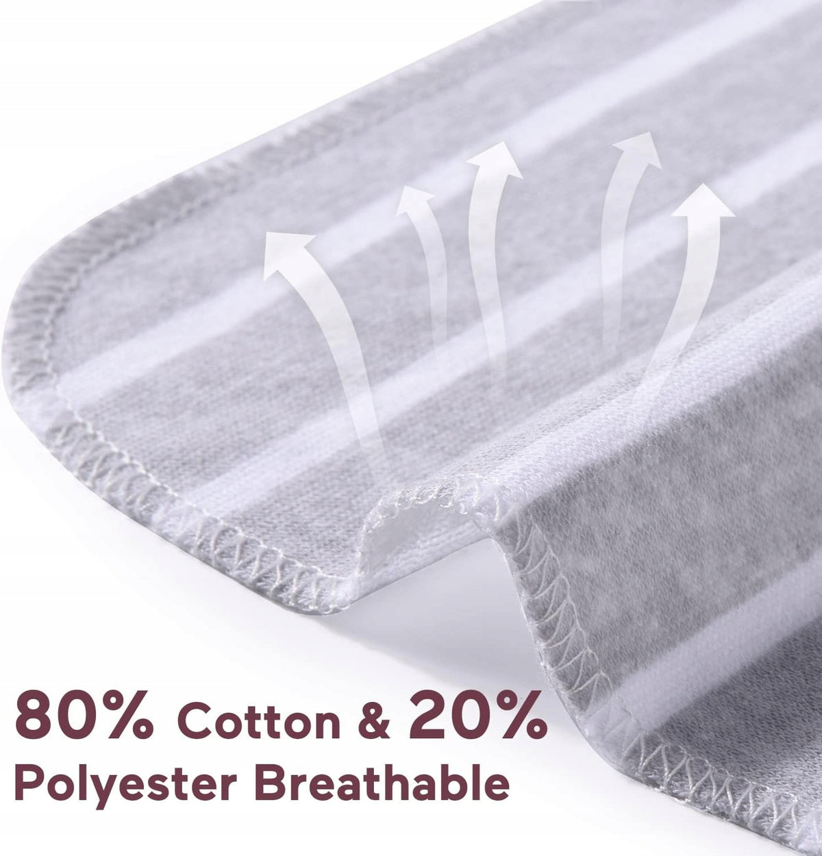 MOMCOZY ręcznik z kapturem x2 76x76 +6 24x24 ściereczki do mycia, oddychający 80% bawełna 20% poliester