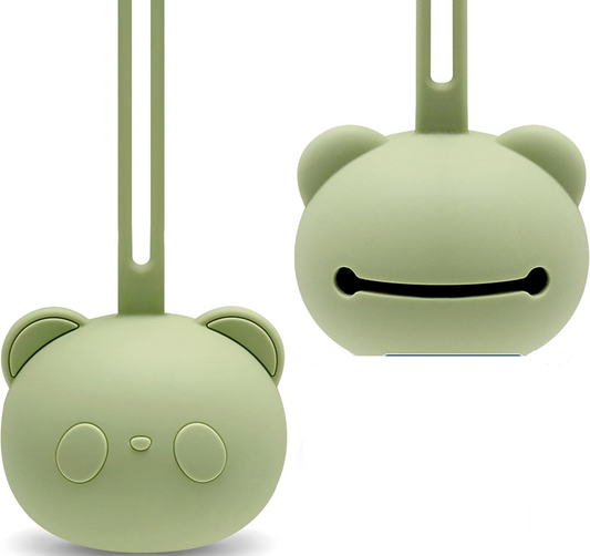 Funda de silicona para chupete 7 x 21 cm PANDA