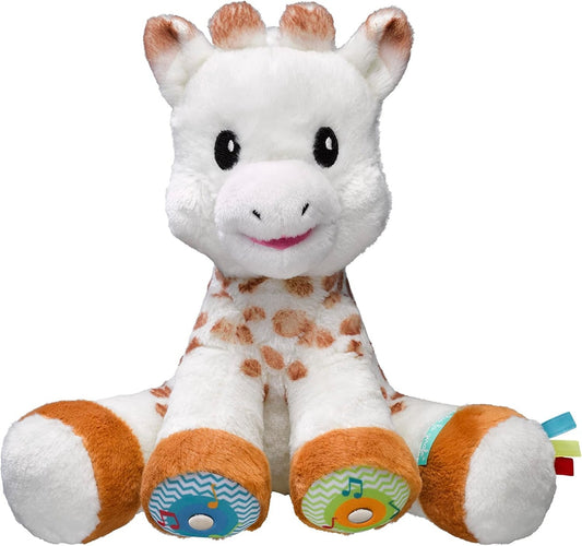 VULLI peluche sensorial con melodías JIRAFA 25 x 27 cm