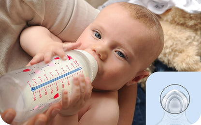 NUK First Choice+ 0-6 m Biberón 300 ml con indicador de temperatura TIGRE
