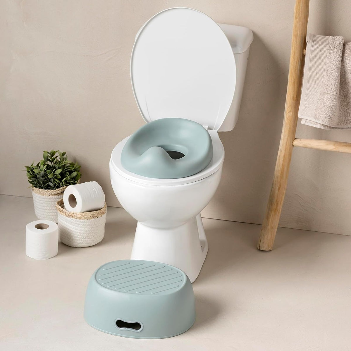 NATTOU Orinal 3 en 1 adaptador para inodoro taburete 18 m+