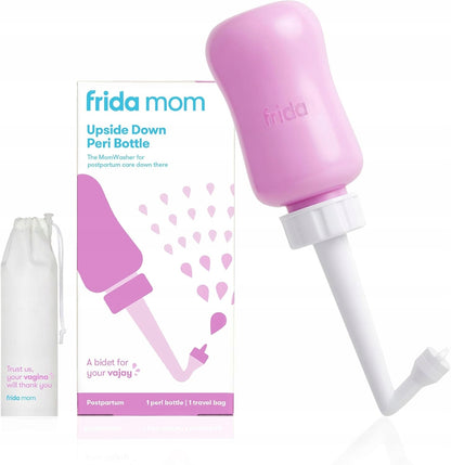 FRIDA Mom botella para cuidado posparto Peri 295 ml + estuche