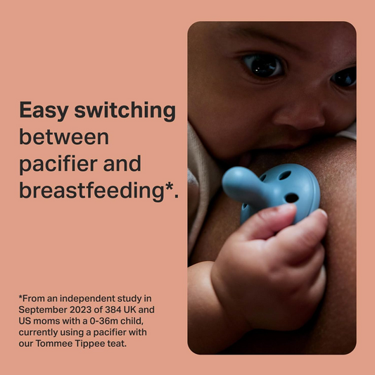 TOMMEE TIPPEE Chupete calmante Breast Like x4 0-6 meses