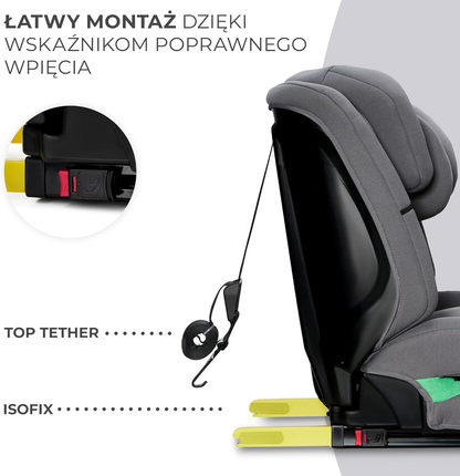 KINDERKRAFT SAFETY FIX 2 i-Size silla de coche 9-36 kg grupo 1/2/3 ISOFIX