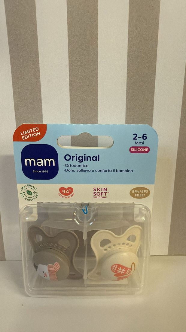 MAM Original chupetes x2, 2-6m, edición de invierno