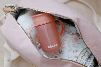 Vaso de entrenamiento 360 pink Béaba 340 ml 12m+