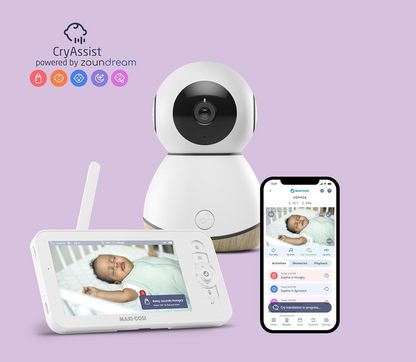 MAXI-COSI See Pro vigilabebés electrónico con control remoto 5" Ultra HD + app